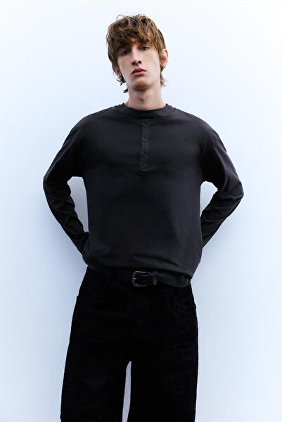 Pull & Bear Çift düğmeli yaka tişört