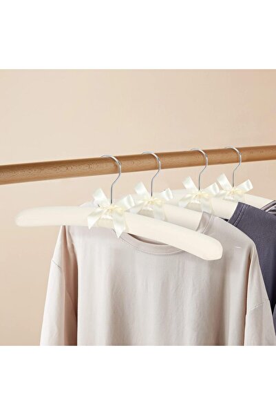 AsolBD Padded Clothing Fabric Premium Coat Hangers Using Dress Seater Bride Heavy Duty Swiveling 12PCS
