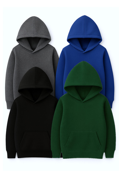 CLAYES Σετ με κουκούλα βασικών φούτερ - επένδυση fleece υλικά για τον χειμώνα