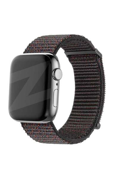 lnkoo Bandz Apple Watch Nylon Strap 'Classic' (Mixed Black)
