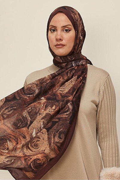 Alvina Rose Patterned Shawl 8605