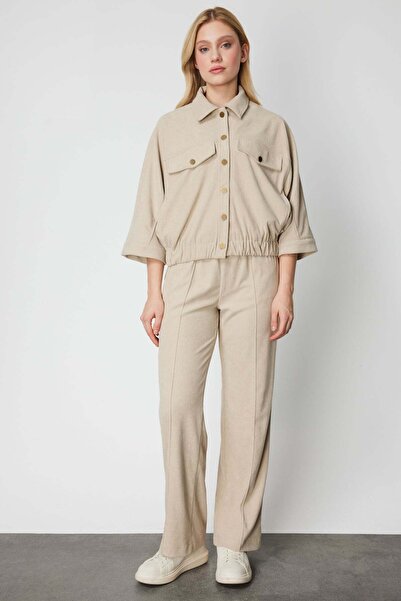 ON Φούτερ κοτλέ με Χρυσό Χρώμα στο Μπροστινό μέρος