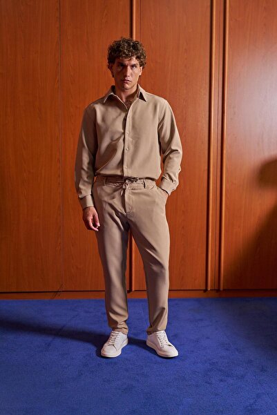 NGR Kimi lycra trousers beige