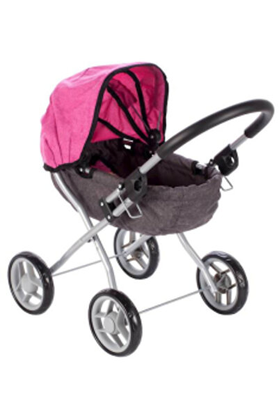 kik Four-wheeled gondola-style doll stroller
