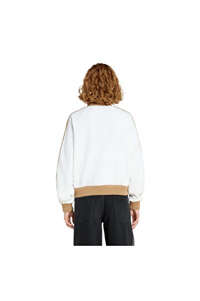 adidas Kr0062-K Velour Knit Tt Women's Jacket White
