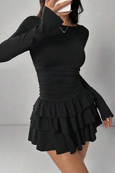 Butik Μίνι φόρεμα με πολλές στρώσεις φούστας