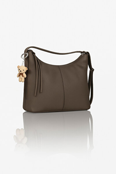 AVCA حقيبة كتف نسائية من الجلد الصناعي مع حزام كتف قابل للتعديل وتصميم دمية د...