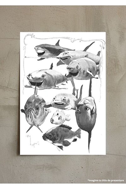 VreauPoster Poster A4 The Diver's Nightmare Carton 250gr