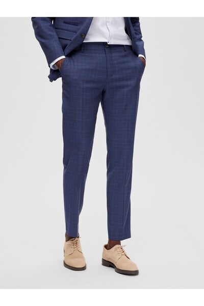 SELECTED Hose Karierte