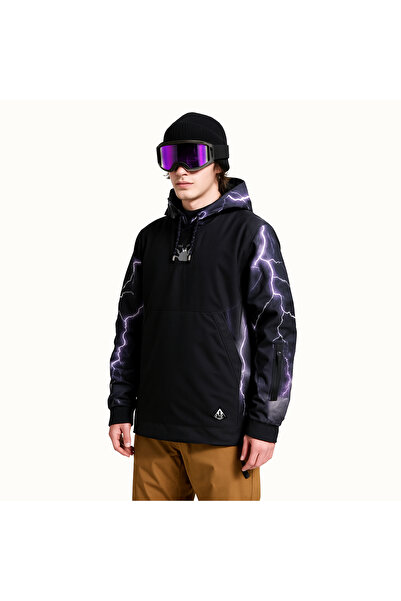 GOFACE Kayak ve Snowboard Montu Hoodie Jacket Su Geçirmez Softshell Kumaş