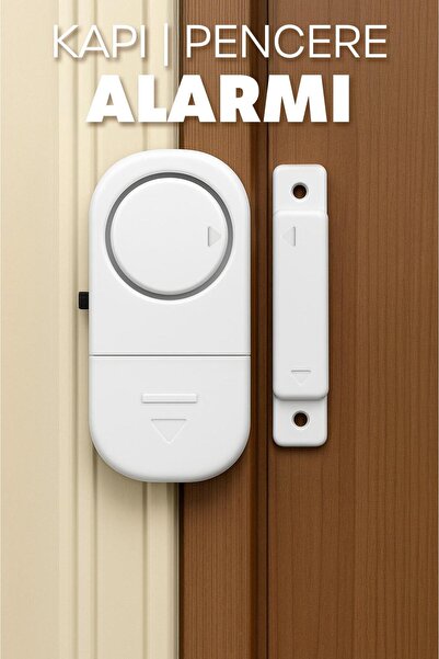 Telvesse 1 Adet Kablosuz Kapı Pencere Alarmı Pilli Uzun Ömürlü Hırsız Güvenli...
