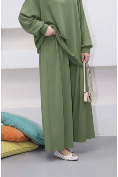 Suede Style 5722 - 2 Thread Oversize Comfortable-Chic-Loose Women's Set