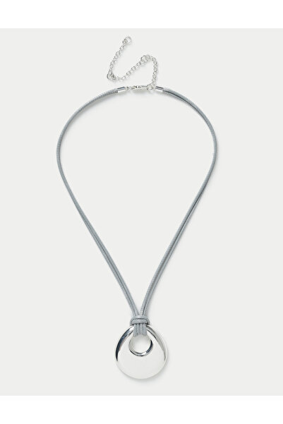 Marks & Spencer Gümüş Tonlu Gri Kolye