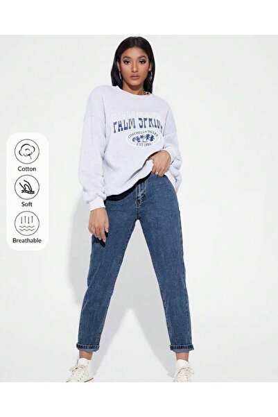 KENE JEANS PANTALONI MOM JEANS talie înaltă PENTRU FEMEI