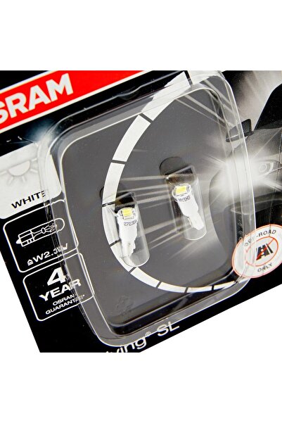 Osram LEDriving SL W2.3W T5 Lamp White 6000K LED Retrofit (2 lamps)