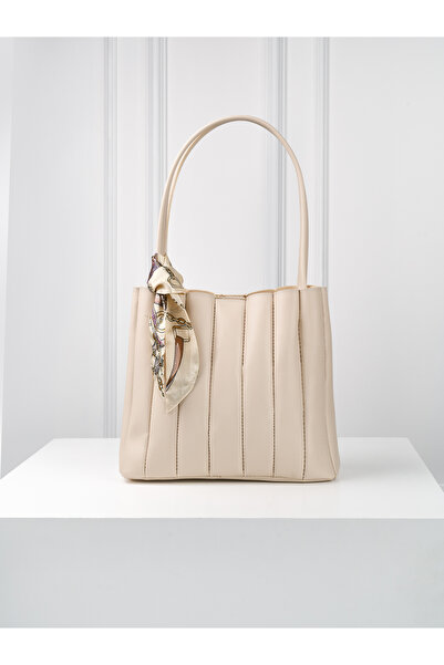 Rivina Elite Women's Pleated Makeup Bag Scarf Gift Hand and Shoulder Bag