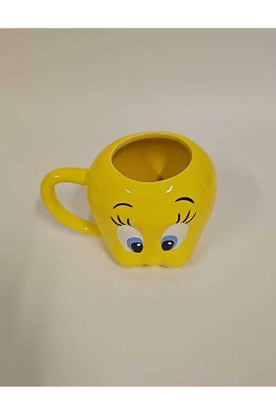 CC كوب سيراميك بتصميم لطيف - شخصية تويتي