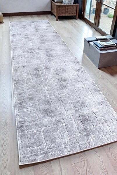 SoftNest Stan aksu Kaymaz Tabanlı Kesme Kabartmalı Salon Koridor Mutfak Yıkan...