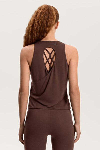 Oysho Comfortlux çapraz sırtlı tişört