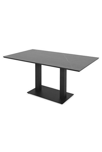 Maison Mex Garden/terrace table, ELIO, L.140 l.80 H.72 cm, black/gray