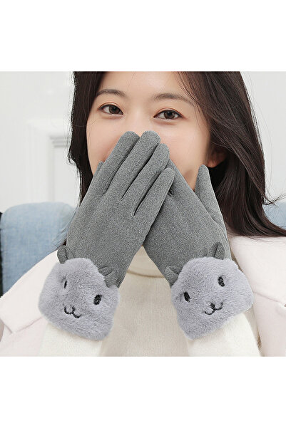 NO BRAND Women's Touchscreen Gloves, Fleece-Lined Thickened Warmth for Fall/W...