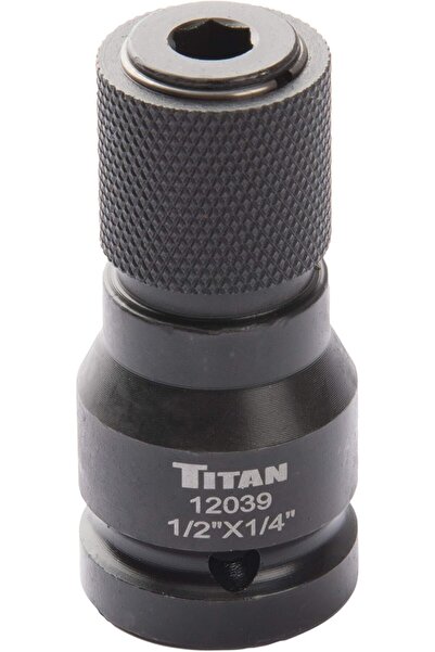 Titan 12039 محول تغيير سريع لمحرك سداسي 1/2 بوصة إلى محرك سداسي 1/4 بوصة