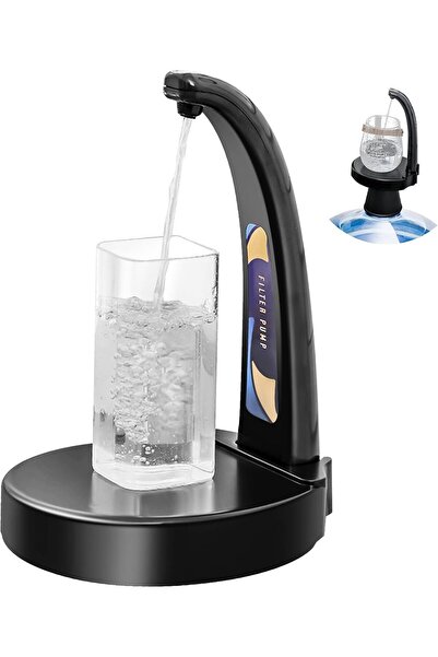 AZONEE مضخة مياه سطح المكتب - موزع مياه بمستشعر جاذبية قابل لإعادة الشحن عبر ...