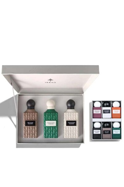 IBRAQ طقم عطر وميني دايموند عطر ابراق ابراهيم القرشي جراي ويش أناقة هادئة، وس...
