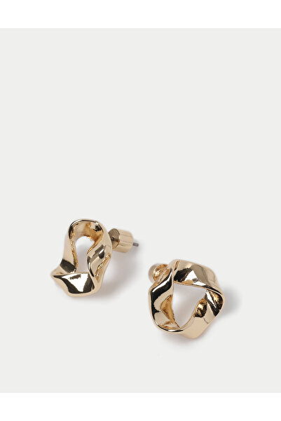 Marks & Spencer Altın Tonlu Yuvarlak Stud Küpe