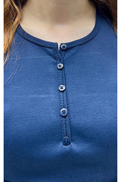 QYA Clothing Basic 100% Cotton Wide Fit Long Sleeve T-Shirt