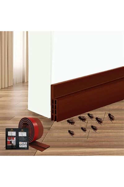 Arabest Brown Door Bottom Seal for Exterior & Interior Doors Blocker for Insects Dust