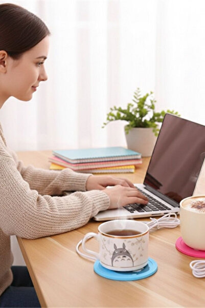 PERİNUVİA USB Güçlü Silikon Bardak Isıtma Altlığı | Ofis ve Ev İçin Isıtıcı