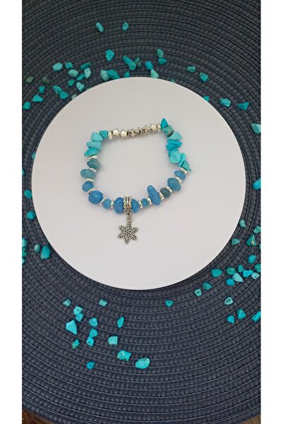 Cristaltree Bracelet made of Chalcedony and Turquoise crystals, Secret Santa gift, Christmas, New Year