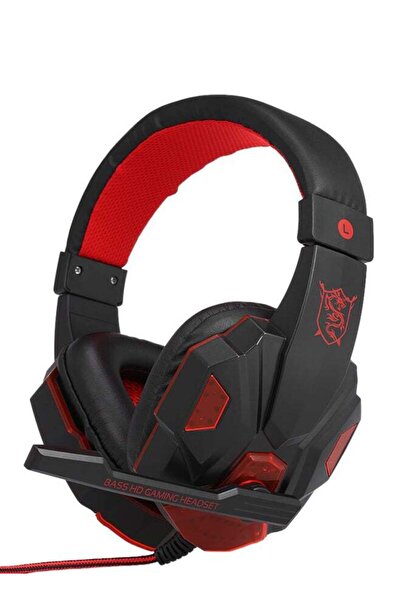 Arabest Gaming Wired Headset With USB Over-Ear Microphone