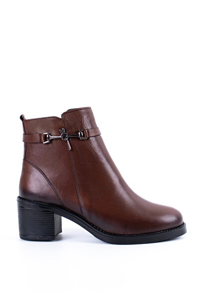 Philia Ayakkabı Hakiki Deri Ortopedik Tabanlı Kadın Bot - Şık ve Rahat