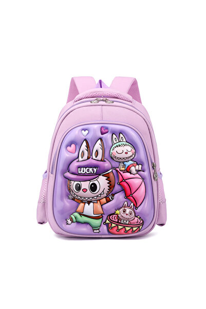 NO BRAND حقيبة ظهر لابوبو للطلاب، متعددة الألوان، 31×15×24 سم، حقيبة-75