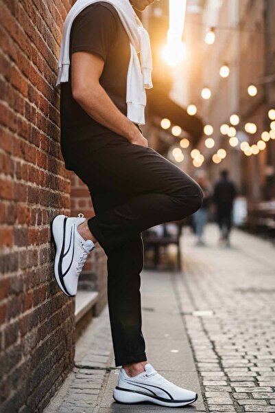 Puma Men's White Sports Shoes Casual & Walking Running Gym Shoes