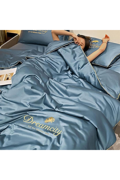 CozyhomeVIP Tencel Summer Quilt, Lightweight Breathable Ice Silk Comforter for Single & Double Beds