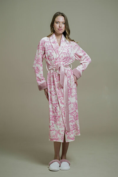 Mita Concept ΡΟΖ ΒΕΛΟΥΔΙΝΟ ΚΙΜΟΝΟ ΜΕ ΛΟΥΡΙΑ ΛΟΥΡΙΑΣ