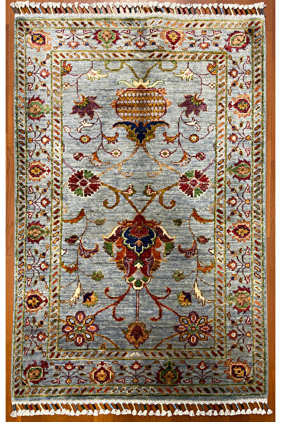 Afgan Halı El Dokuma Afgan Sultanı Halı 100% Yün Elsanat Eserı ile Harıka Desen