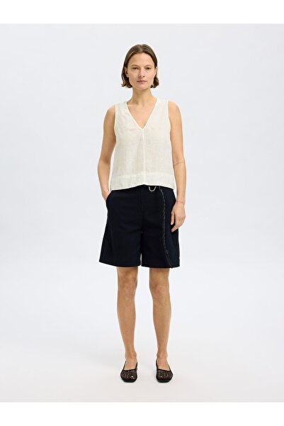 SELECTED Wendbares Top 100% Leinen