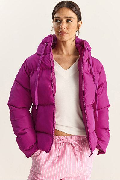 Bianco Lucci Women's Hooded Puffer Coat