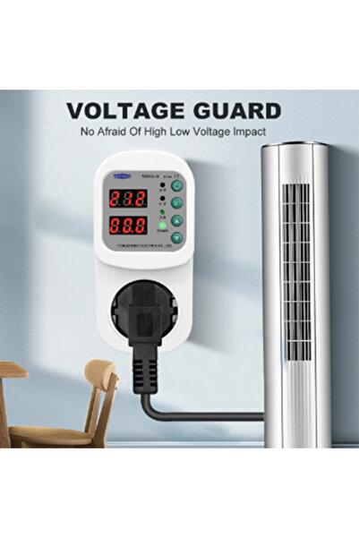 TOMZN Adjustable Plug-Type Voltage Protection Relay, 220V 16A,