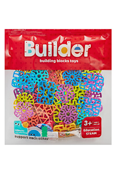 Bufnitel Joc de constructie STEAM - Fulgi de zapada (84 piese)