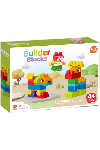 Bufnitel Set de constructie STEAM - Animalute haioase (44 piese)