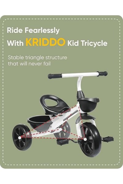 Yagud Kids Balance Bike, with Adjustable Seat and Storage Basket, for Toddler 2-5 Years Boys and Girls