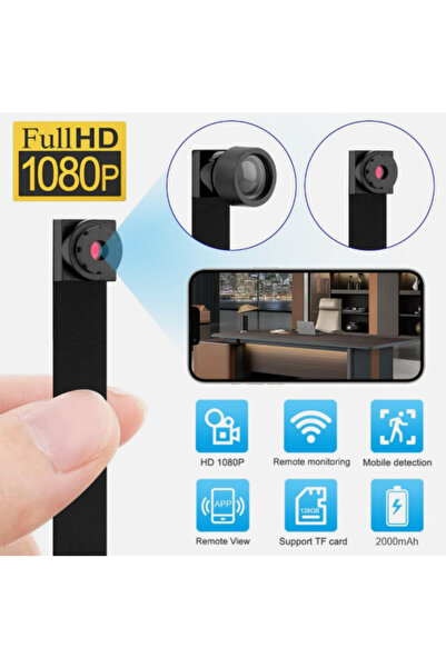 Electronic SPY كاميرا صغيرة مخفية مدمجة DIY بدقة 1080 بكسل وواي فاي ورؤية ليلية عالية الدقة