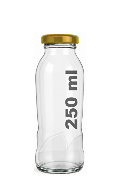 Afracam 250 ml Wave Pattern Transparent Juice, Lemonade Bottle 250 Cc Empty G...