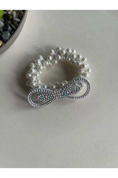 NEHİRDEN Princess Crown Pearl Hairpin Pearl Rubber Buckle