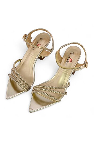 Sunrise Ankle Cross Strap Heel